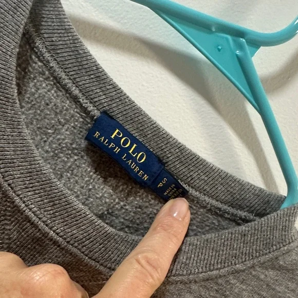 Polo by Ralph Lauren Charcoal Crewneck Sweatshirt - Picture 2 of 6